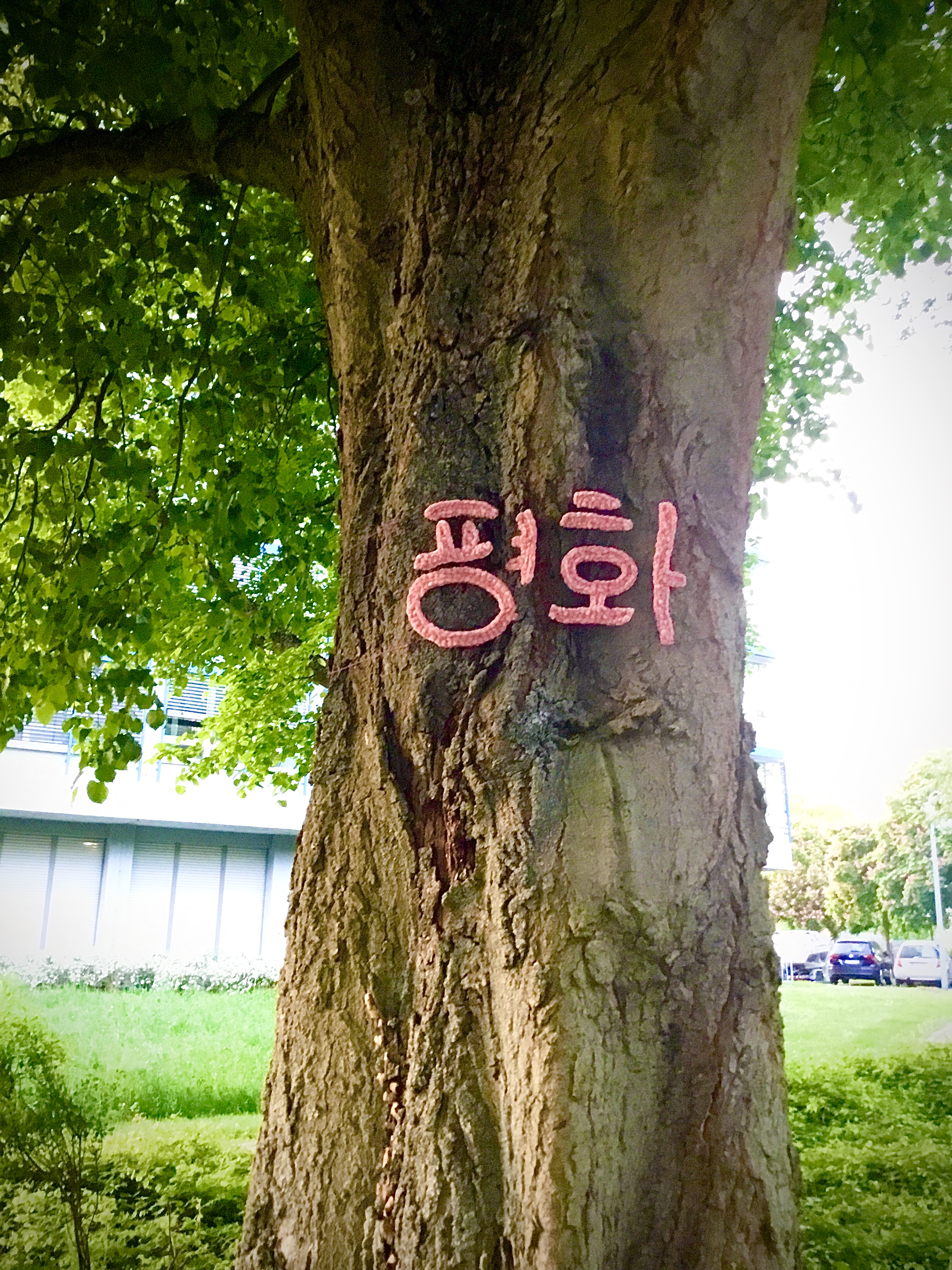 Frieden auf Koreanisch... Aussprache: Piong-Ha